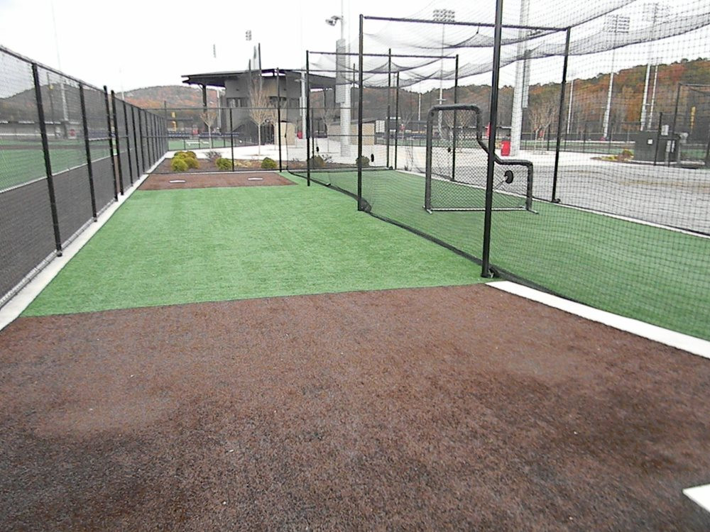  artificial turf batting cage